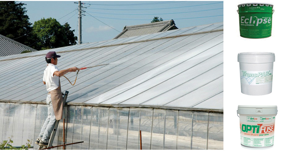 ハウス用 遮光コーティング剤